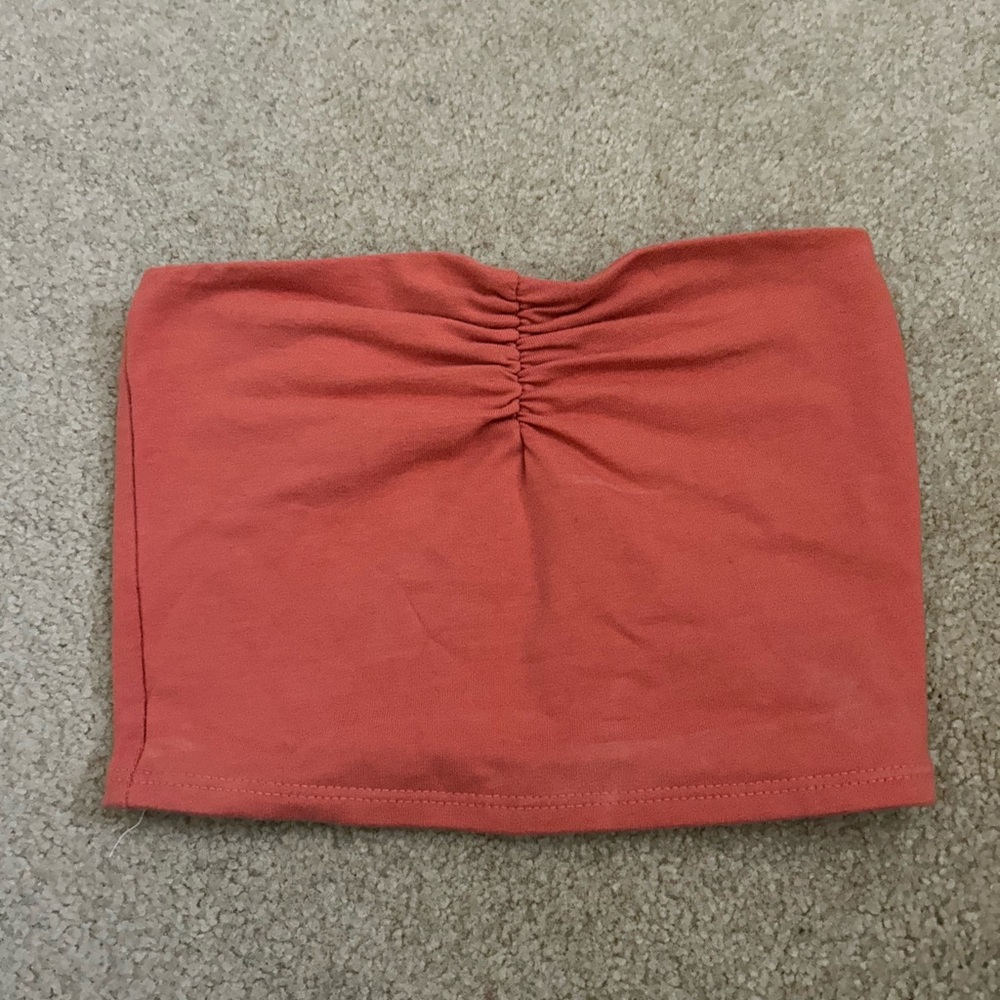 Tilly's Cinch Tube Top in Rust Size XS